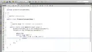 Java Producer Consumer Thread