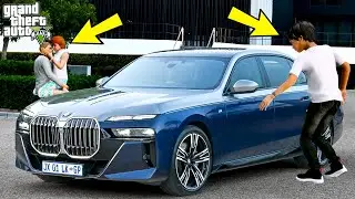 ATEŞ ZENGİN ADAMIN PAHALI LÜKS BMW'SİNİ ÇALIYOR! - GTA 5 ATEŞ'İN HAYATI