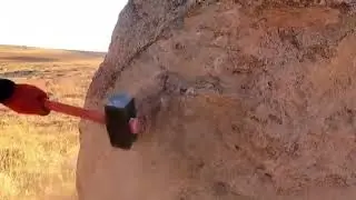 Define Kaya kasasını açıyoruz Horasan'ın içinden hazine fışkırdı