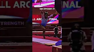 Simone scored higher and won 🥇 even with a fall! 