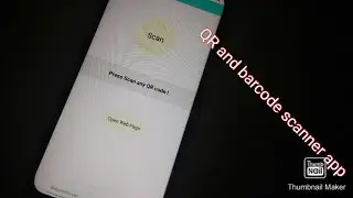 App development: QR and barcode scanner app.