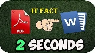 Convert PDF to Word in 2 Seconds (Offline)