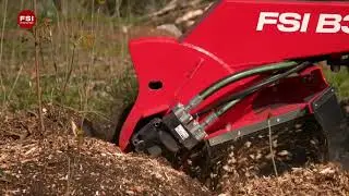 FSI B31 Stump cutter in action