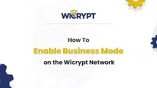 Wicrypt Onboarding Step 4: How to Enable Business Mode on the Network