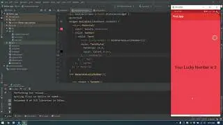 1.4 || Dart || Generate Lucky Number in flutter ||