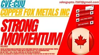 STRONG MOMENTUM : CUU STOCK ANALYSIS | COPPER FOX METALS STOCK