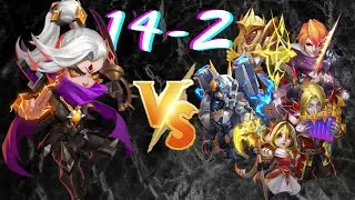 Kunoichi VS Top Heroes / 14-2 😋 / Kunoichi Best Build / Castle Clash