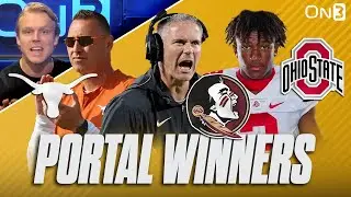 College Football Transfer Portal WINNERS | Texas, Florida State, Ohio State, Oregon, Ole Miss, UGA