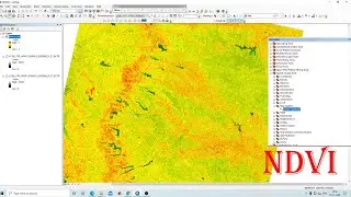 NDVI - Normalized Difference Vegetation Index || calculate NDVI using ArcGIS