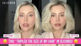 Hack for Huge Hair: Color Wow Style on Steroids Texturizing Spray Reaction