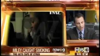 TMZ video shows Miley Cyrus smoking