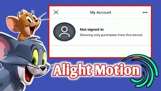 How To Fix Alight Motion Account Sign-in Problem | Alight Motion Sign-in or Login Problem (Fixed)