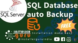 Backup your MS-SQL database automatically (Hindi)🔥🔥🔥 