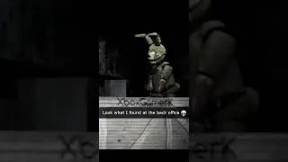 Brooo 💀 the feet of Springbonnie went ✨Whooosh ✨ (FNAF VHS animation)