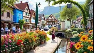 Tübingen, Germany 🇩🇪  4k Walking tour - Most beautiful German town - Fairytale Town