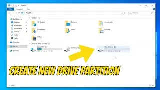 How to Create a New Partition in Windows 10 & Windows 11 | Create New  Disk Drive