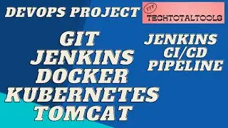 GIT+Jenkins+Docker+Kubernetes+Tomcat CICD Pipeline script | DevOps Projects | TechTotalTools
