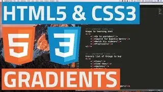 HTML5 and CSS3 beginner tutorial 28 - Gradients