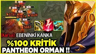 METE GAZOZ GİBİ SAPLIYORUM :D !! JUNGLE %100 KRİTİK PANTHEON !! | Ogün Demirci