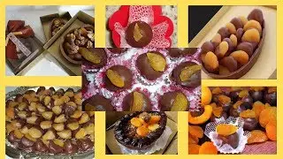 truffled chocolate apricot-Quick and practical apricot filling-chocolate with apricot filling.