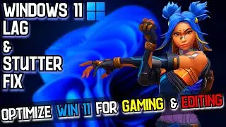 ➢Fix Windows 11 Lag | Make your PC\Laptop fast | Optimize Windows 11 for gaming & editing