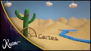 Low Poly Cactus - AMAZING Speedart!