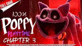 Poppy Playtime: Chapter 3 (No Commentary Longplay) ALL TAPES, NOTES AND CUTOUTS