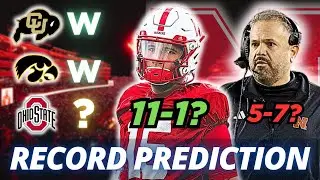 Nebraska Football 2024 RECORD PREDICTION | In-Depth Graphics & Statistics | HOT TAKES | Huskers