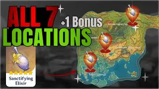 All 7 Sanctifying Elixir Locations - Genshin Impact