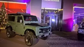 Tuning KAHN Land Rover Defender Автотюнинг Зеленый фургон