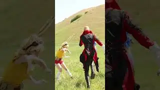 We did a Sonic group cosplay ❤️💛💙 - Photoshoot shenanigans 📸✨