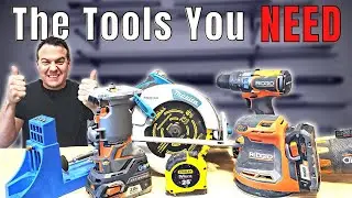 The Tools You NEED To Start Woodworking || Beginner Woodworking Tools