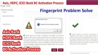CSC BC CSP Service Activation Process | Fingerprint not working