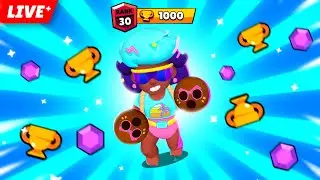 Апаем Розу на 30 ранг в гемах | Стрим Brawl stars