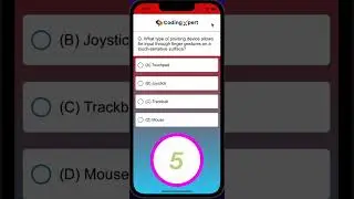 What type of pointing device allows for input through finger gestures on a touch sensitive surface?