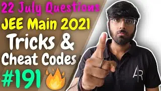 22nd July: JEE Main 2021🔥🔥🔥| Calculus & Trigonometry🤩🙌 | Tricks & Cheat Codes 