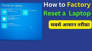 How to Factory Reset Windows HP Laptop | Laptop Ko Reset Kaise Kare