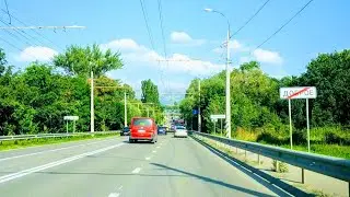 КРЫМ. Живописная дорога в АЛУШТУ. Села ДОБРОВСКОЙ Долины. Трасса из Симферополя