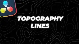 Animated TOPOGRAPHY Effect - Beginner Friendly | DaVinci Resolve Fusion