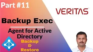 Veritas Backup Exec Agent for Active Directory Backup & Restore Configuration and Testing