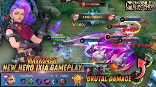 New Hero Marksman Ixia Gameplay - Mobile Legends Bang Bang