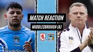 Mark Robins and Gustavo Hamer on Middlesbrough draw and play-off confirmation | Match Reaction