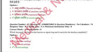 18 January 2024 NHM Staff nurse  Solved Paper 2024 100 Solved questions for 3 February 2024  Exam