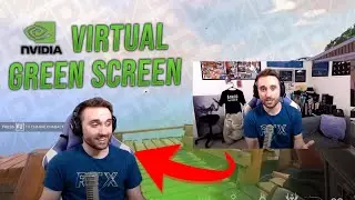 FREE VIRTUAL GREEN SCREEN - Nvidia RTX Broadcast Announcement