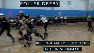 Roller Derby Bellingham Roller Betties Drop In Scrimmage 1/26/25 WFTDA