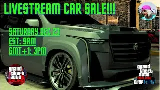 Livestream Car Sales