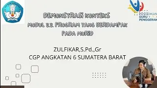 demonstrasi konteks modul 3 3  program yang berdampak pada murid