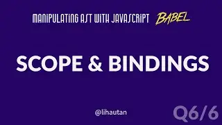 [Q&A] What is scope and binding?