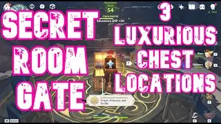 Secret Room Gate Chest Locations Dragonspine Genshin Impact 1.2