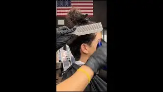 asmr no sound cutting clipper over comb